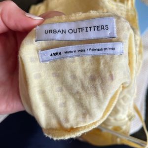 Urban outfitters yellow eyelet dress size 4